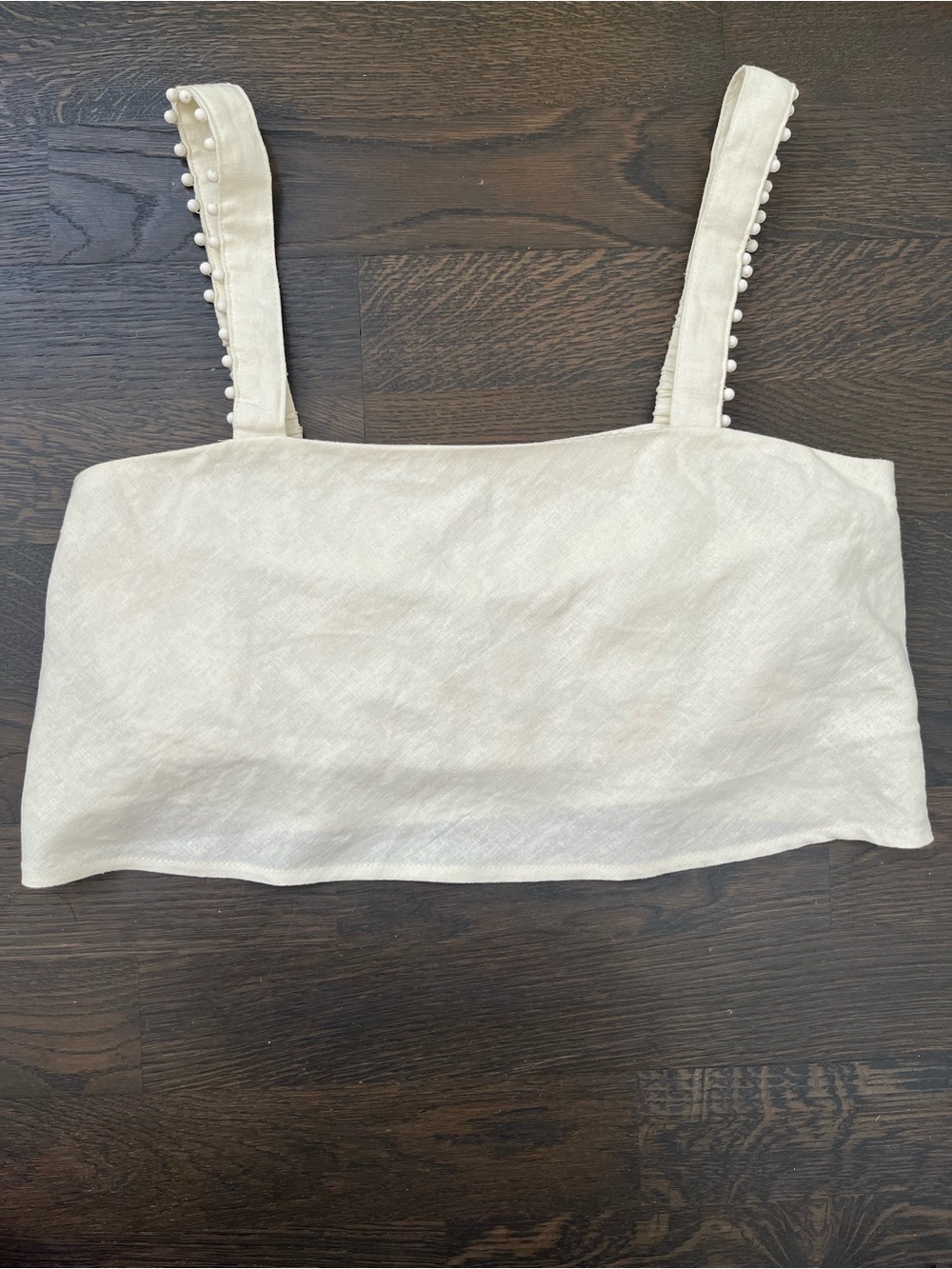 House of Harlow 1960 Linen Blend Crop top